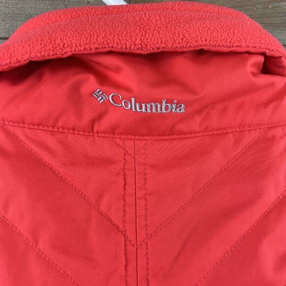 Columbia Womens Vest Perfect Mix Quilted Fleece Full Zip Pockets Outdoor Medium - Picture 6 of 8